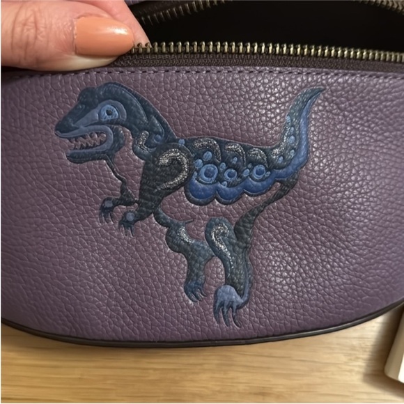 COACH Rexy Limited Edition Purple Messenger Waist bag 💜 Very Rare , BRAND New - Picture 2 of 11